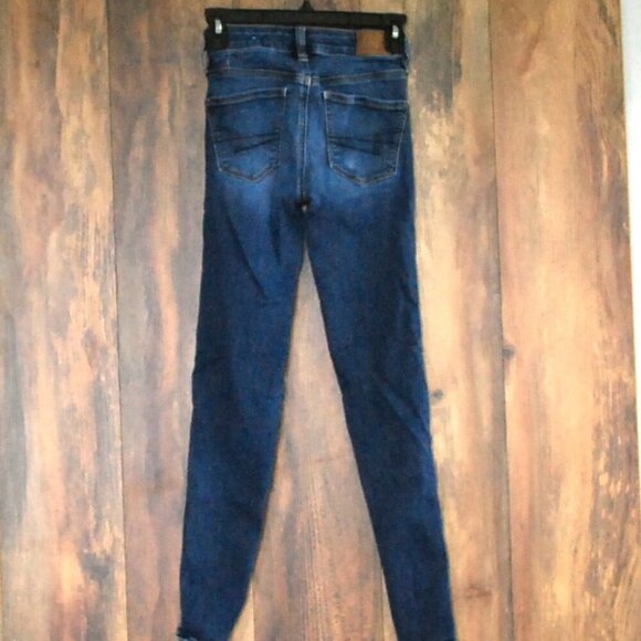 American Eagle Next Level Stretch Hi Rise Jegging 000 - Picture 6 of 8